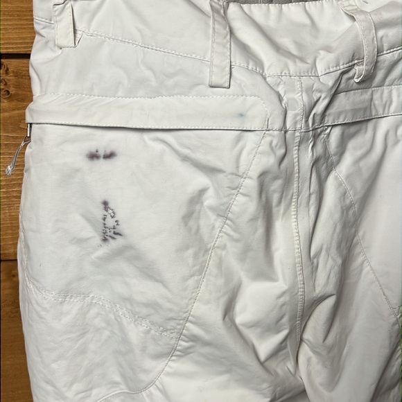 SPYDER Women’s WHITE SKI/SNOW PANT 6 pockets sled riding snowmobile outside - Picture 3 of 13